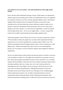 Low Cost Airlines & EU Single Market: A Case Study