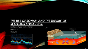 Sonar & Seafloor Spreading: Theory & Use