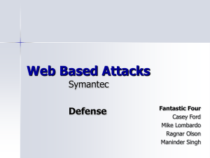 Web Based Attacks
