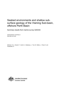 Seabed environments and shallow sub-surface