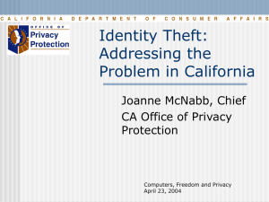 California Business Privacy Primer