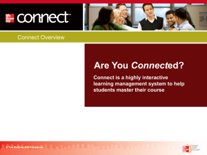 First Day of Class Presentation Materials - McGraw