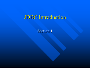 JDBC