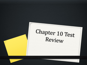 Spanish Test Review: Speaking, Reading, Writing