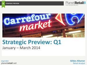3. Global: Q1 Strategic Changes