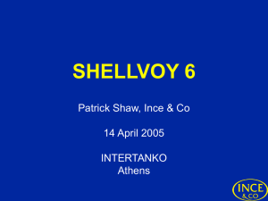SHELLVOY 6 Charterparty Updates & Amendments