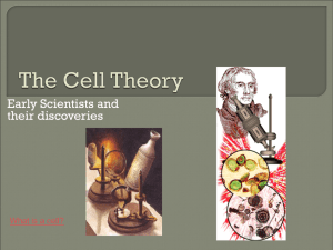 The Cell Theory