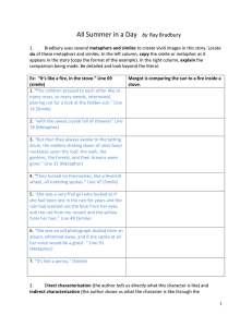 All Summer in a Day Worksheet: Analysis & Dystopian Elements