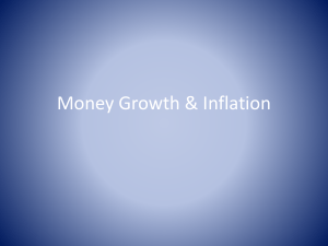 Money Growth & Inflation