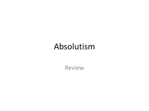 Absolutism