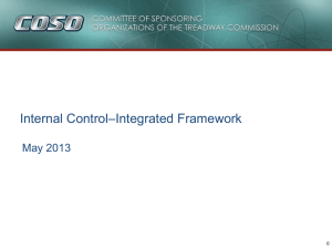 COSO Framework Overview