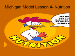 MM Nutrition Lesson 3
