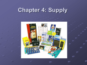 Chapter 3: Elasticity of Demand