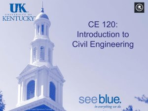 CE 120: Introduction to Civil Engineering