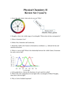 Physical Chemistry II Review Set 3 (con't)