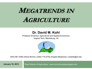 Agriculture & Agrilending