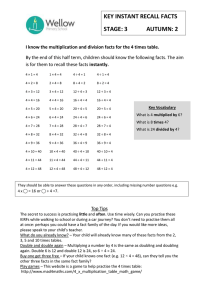 Yr 3 Aut 2 - Wellow Primary School