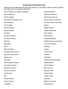Second Semester Midterm Study Guide Questions about the