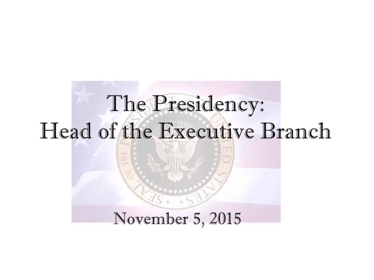 The U.S. Presidency: Qualifications, Roles & Responsibilities