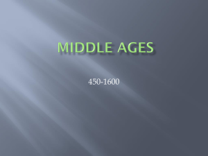 Middle Ages - TeacherWeb