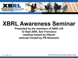 xbrl awareness seminar