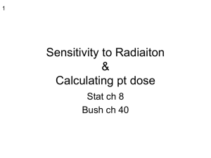 Calculating pt dose
