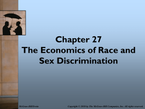 Chapter 27 Discrimination