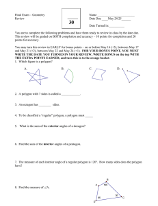 Final Exam * Geometry