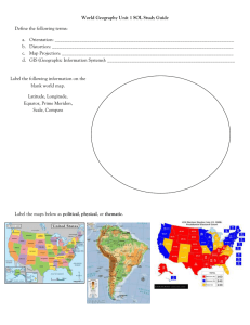 World Geography Study Guide: SOL Review