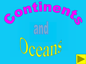 Continents and Oceans