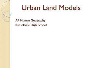 Urban Land Models - My Teacher Pages