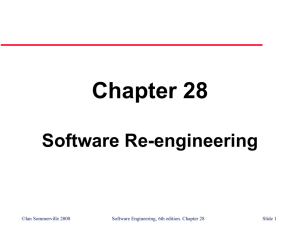 Software re-engineering