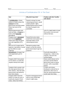 Articles of Confederation Fill- In Tile Chart