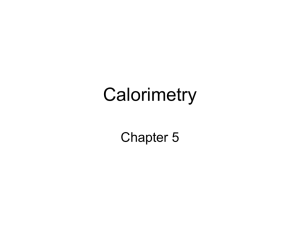 Calorimetry
