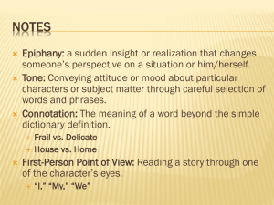 Notes for the Unit