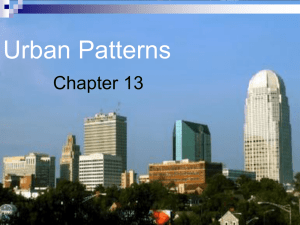 Chapter 13: Urban Patterns