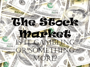The Stock Market