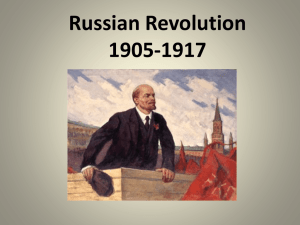 Russian Revolution 1905-1917
