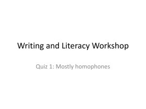 Literacy workshop pick correct word