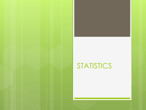 statistics - Roiden Fredrich