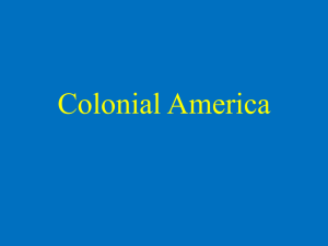 PPT on the first colonies