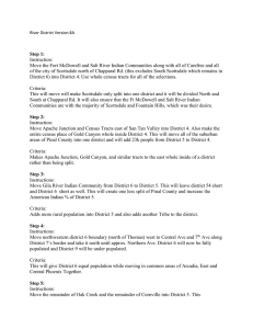 Map Criteria