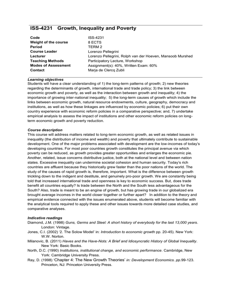 ISS-4231-1415 Growth Inequality and Poverty