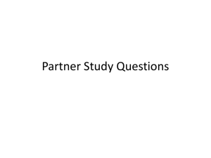 Partner Study - Cardinal Newman High School