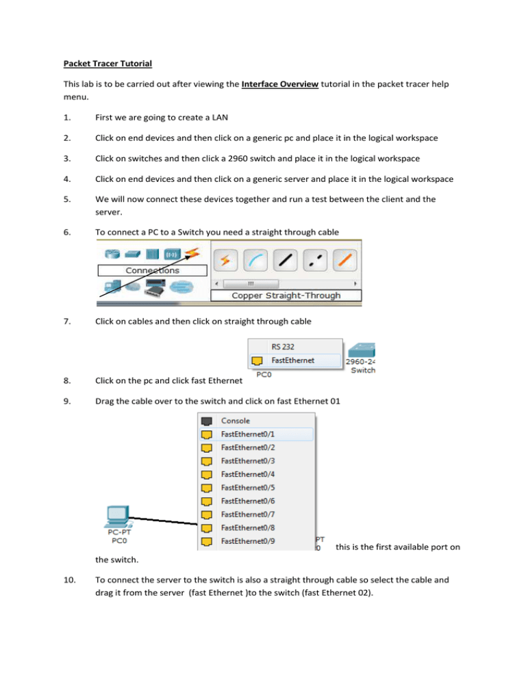 Packet Tracer Tutorial: LAN & Wireless Router Setup
