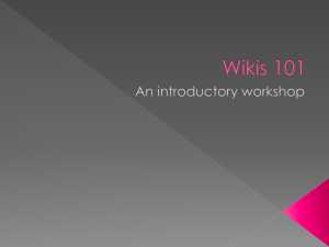 Wikis 101 v2