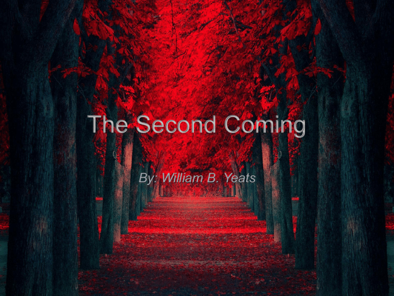 the second coming poetry essay