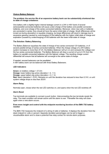 Victron Battery Balancer Basic Information