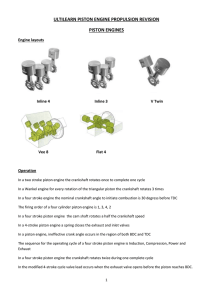Piston Engine Propulsion Revision Guide
