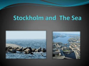 Stockholm and The Sea